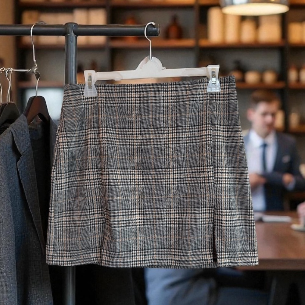 H&M Plaid Skirt – Size M P0354
